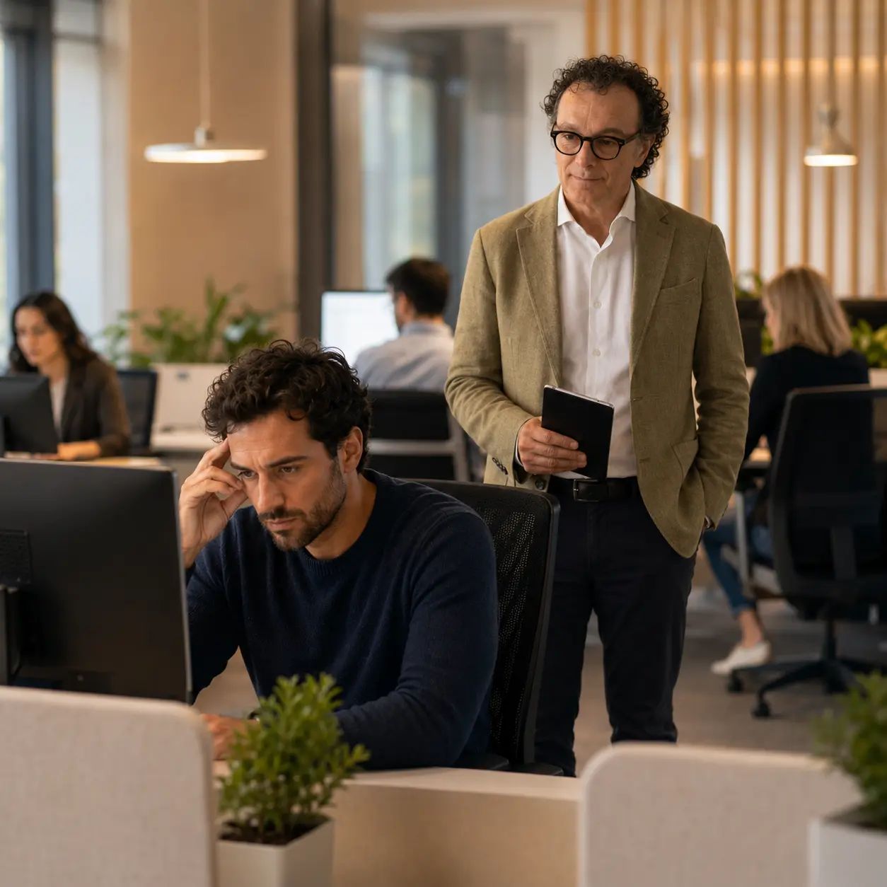 Osservazione organizzativa dentro l'azienda